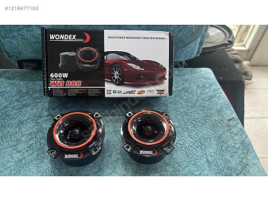 Speaker / Tweeter / SIFIR WONDEX 8 cm 600 W 80 RMS DOME TİZ SÜPER