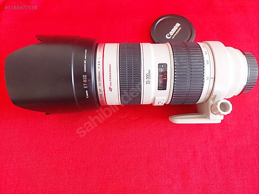 Lenses CANON EF SER S 70 200 MM F 2.8 USM AF LENS KUSURSUZ at sahibinden 1185477516