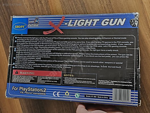 Ps2 Raket LIGHT GUN PLAYSTATİON PS2 sahibinden.comda - 1311477649