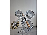 AYAKLI, ZİLLİ, BAGETLİ, APARAT KOLLU SIFIR DRUMS