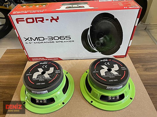 Hoparlör / Midrange / For-x 16 cm Midrange XMD 3065 Yeşil Kasa