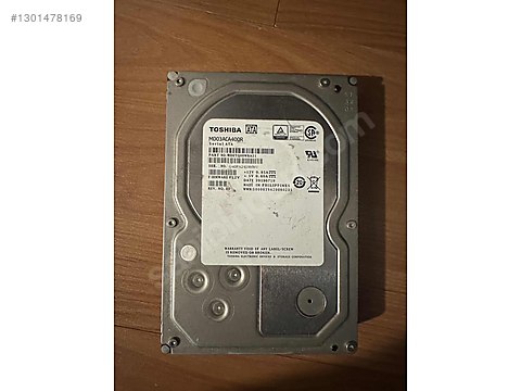 Toshiba MDO3ACA400R 4tb HDD sahibinden.comda - 1301478169