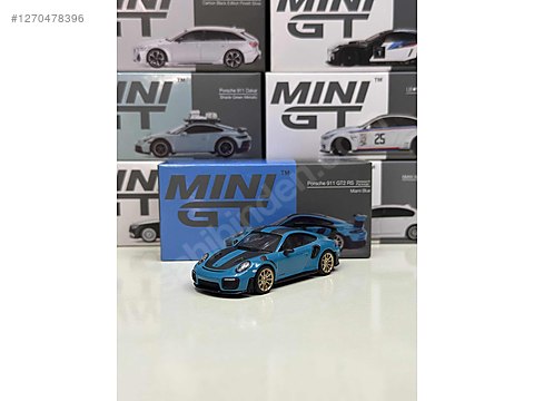 mini gt 344 porsche 911 gt2 rs miami blue at sahibinden.com