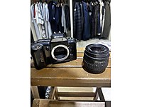 Nikon F-401 Analog Fotoğraf Makinesi + Sigma Zoom Lens + Çanta