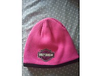 Harley Davidson bebek şapka mor orijinal yeni 0-24 ay.