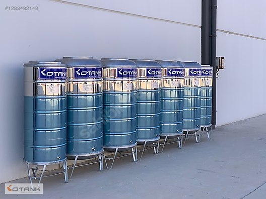 Metal Dik Silindir Depo - Su Deposu