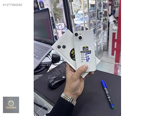 Resim Apple iPhone 13 İkinci El TR | 128 GB | Beyaz İkinci El GOLD GSM IPHONE 13 BEYAZ HATASIZ