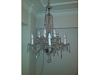 antika kristal avize