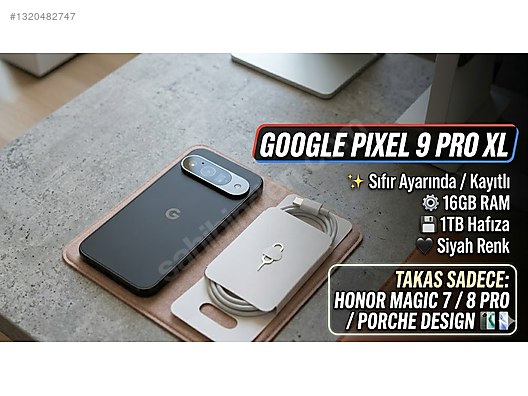 1 TB Siyah Google Pixel 9 Pro XL Cep Telefonu - 1320482747
