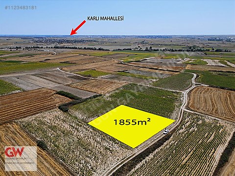 TEKİRDAĞ,KAPAKLI,KARLI MAHALLESİNDE 1.855m² SATILIK...
