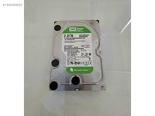 60'sテスコ　TB-2 Western Digital Caviar Green 2 TB HDD %100 PERFORMANS ve SAĞLIK