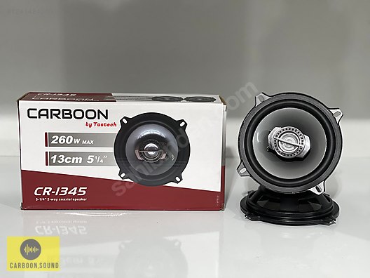 CARBOON 13 CM OTO HOPARLÖR 260W 13 CM 2 ADET - 1241484055