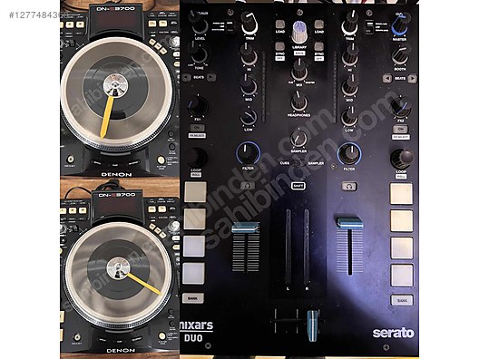 Denon dn s3700 turntable ve mixars duo serato mixer sahibinden