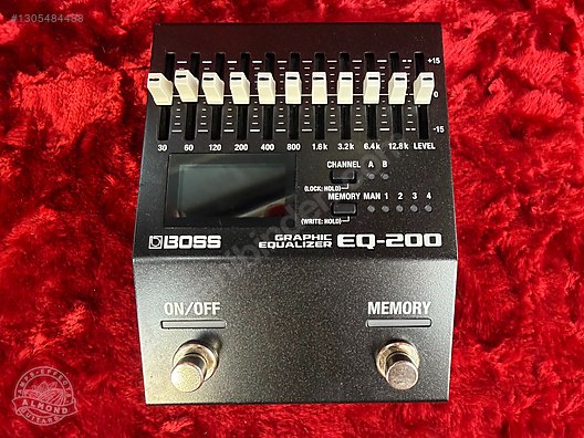 BOSS EQ-200 Programmable Stereo Graphic Equalizer - Efekt Pedalı