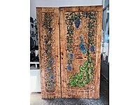 Ahşap Oyma &Boyama El Oyması Kapı