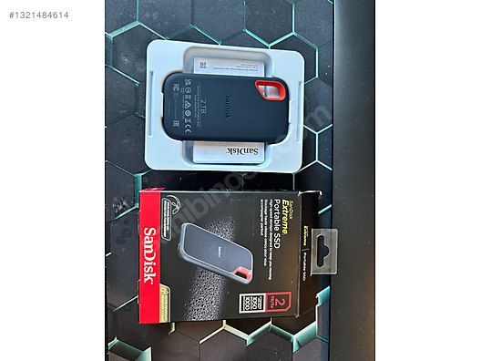 SanDisk Extreme Portable SSD 2TB - Tertemiz, Sıfır Ayarında