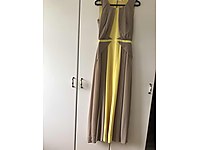 Roman 36 Beden Sarı Abiye Elbise