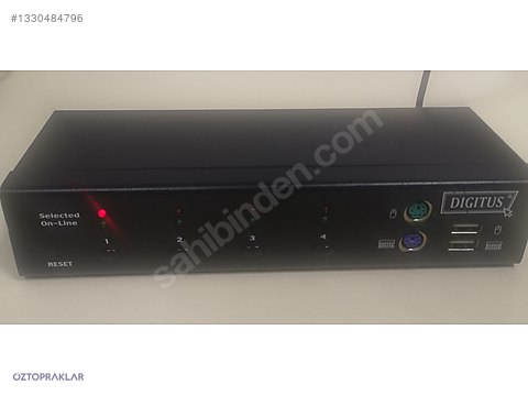 Dıgıtus 4 port Audio KVM switch(tayvan malı) çalışır vaziyette