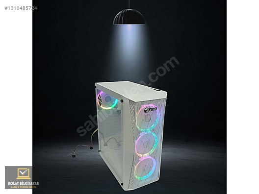ZOKO MELODY WHITE 4X120MM RGB FAN'LI PC BOŞ KASA sahibinden.comda