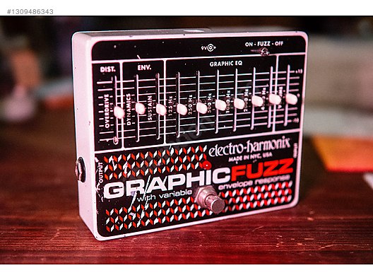 Electro Harmonix Graphic Fuzz EQ Distortion Sustainer-Adaptörlü