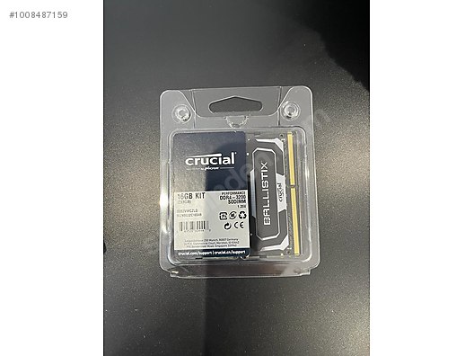 Crucial Ballistix 2X8GB Kit (16GB) Ddr4 Notebook Ram - İlan ve alışverişte  ilk adres sahibinden.com'da - 1008487159