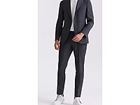 Sıfır takım elbise lacivert cizgili #1252487494