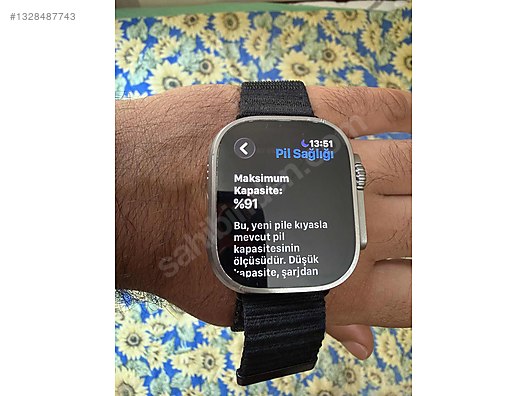 Orjinal apple watch titanyum 1 nesil 49mm sahibinden.comda