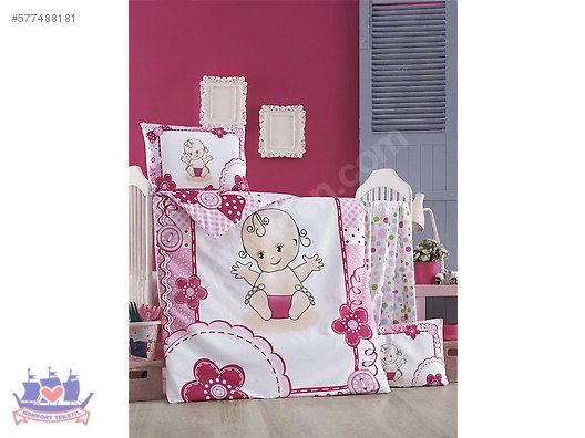 Komfort Home Bebek Uyku Seti 100 Pamuk Yorgan Ve 2 Yastikli Bebek Uyku Setleri 577488181