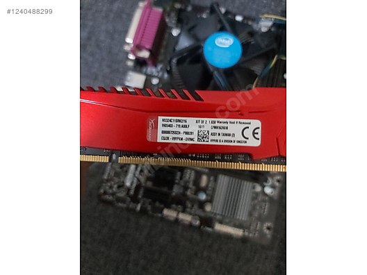 İ5 4460 1150 pin gigabyte GA-H81M-DS2 DDR3 anakart - Anakart ve Tüm Masaüstü Bilgisayar Parçaları sahibinden.com'da