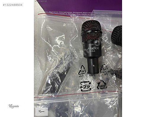 AUDIX D6 D4 D2 I5 SCX One Enstrüman Mikrofonu SET X186Y sahibinden
