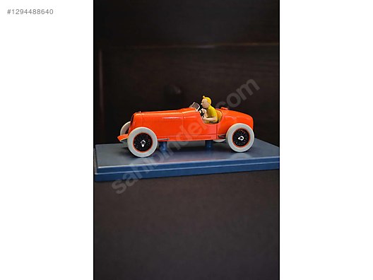 Tenten (Tintin) Kırmızı Yarış Arabası Modeli on sahibinden.com