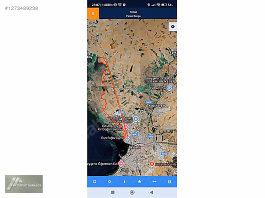 TURGUT KARAGÖZ EMLAKTAN EMNİYET YAKINI 10938 M2 TARLA ACİL FİYAT #1273489238