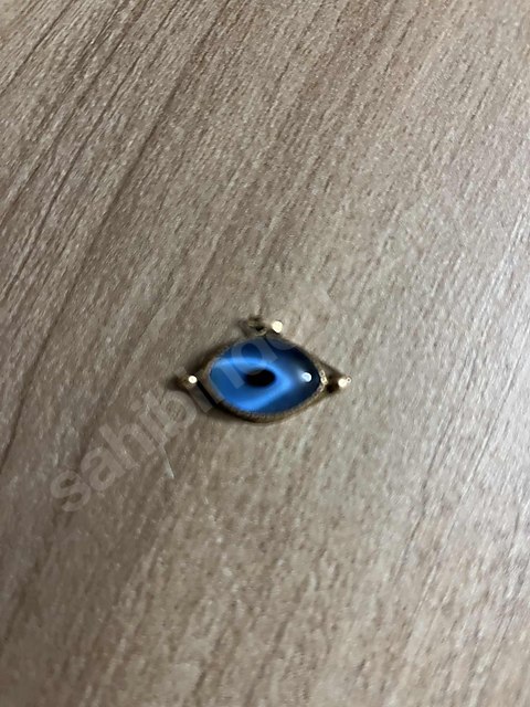 Antika altın göz kolye ucu