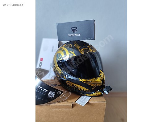 Ruroc Atlas 4.0 + Ruroc Shockwave İntercom - Kapalı Kasklar Uygun