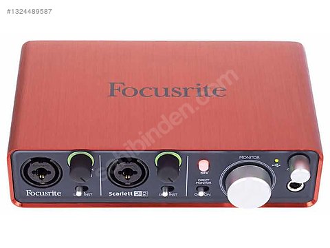 Focusrite Scarlett 2i2 sahibinden.comda - 1324489587