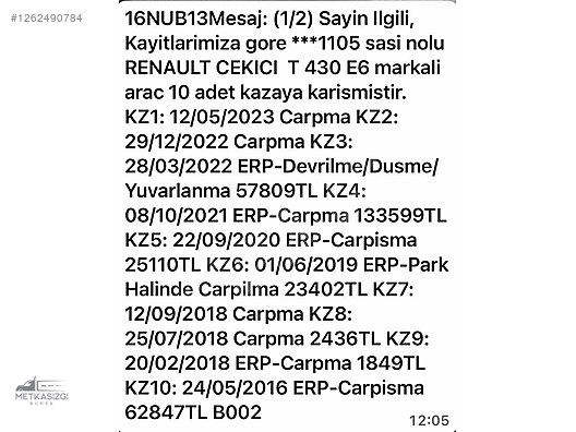 Renault Trucks T 430 Model 1.500.000 TL Galeriden satılık Sıfır