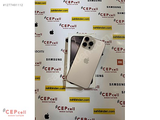 Resim Apple iPhone 16 Pro Max İkinci El TR | 256 GB | Çöl Titanyum İkinci El İPHONE 16 PRO MAX 256GB ÇÖL TİTANYUM GARANTİLİ CEPCELL