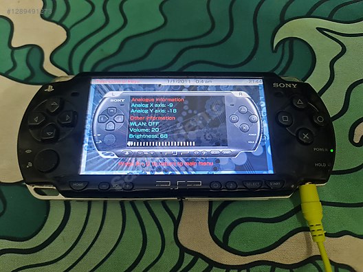 psp 2004 kırık cfwli yazılımlı oyun yüklü cfw 4gb hafıza kartı on