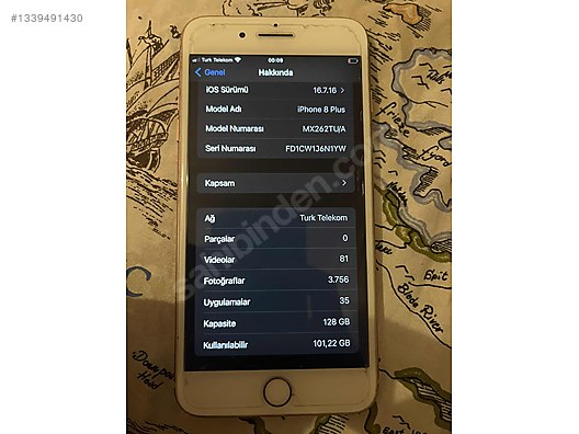 Apple / iPhone 8 Plus / iPhone 8 Plus 128 GB Temiz Kullanılmış on