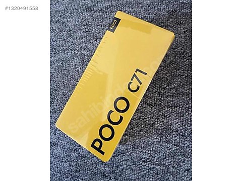 Xiaomi / Poco C71 / YD POCO C71 128GB / 4GB RAM ( SIFIR ) on