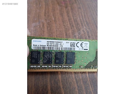 Samsung 8GB DDR4 2666MHz Sunucu/Masaüstü RAM (M378A1K43CB2-CTD