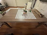 TEMİZ YEMEK MASASI 5 SANDALYELİ