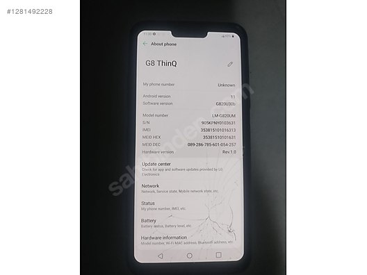 Used & Brand New Items / Cell Phones & Accessories / Cell Phones / LG / G8 ThinQ