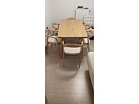 Kastra home latina meşe masa sandalye ile beraber. yeni üründür