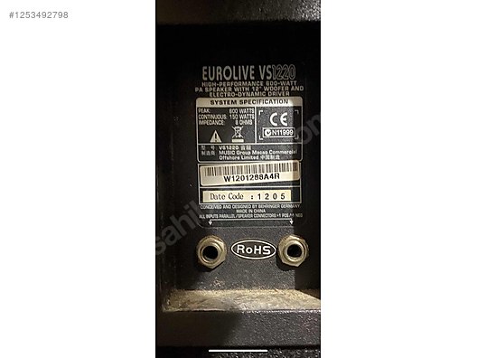 Mekse PMX-802U Power Mikser + 2 Adet Behringer VS1220 Hoparlör