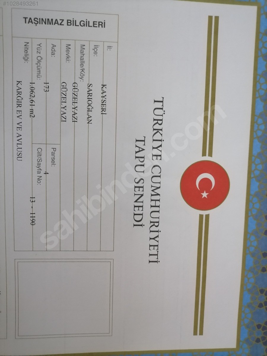 SATILIK EV VE ARSA Satılık Arsa İlanları 1028493261