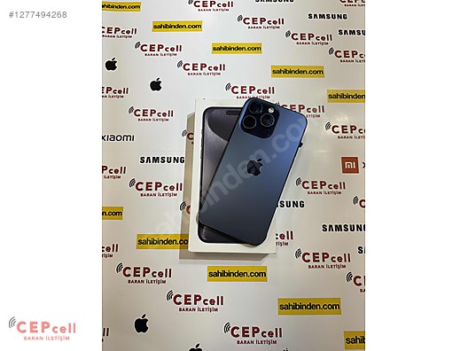 Resim Apple iPhone 15 Pro Max İkinci El TR | 256 GB | Mavi İkinci El İPHONE 15 PRO MAX 256GB MAVİ GARANTİLİ CEPCELL