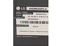 LG 49SM8200PLA ekranı kırık çalışan TV parça parça satılıktır