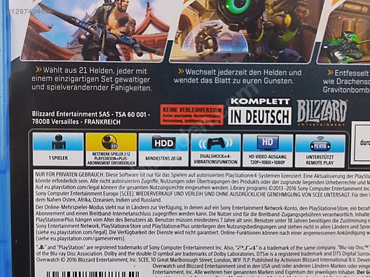 Overwatch Origins Edition - Ps4 / Ps5 sahibinden.comda - 1297494466