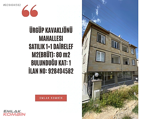 emlak kombin urgup aktepe de tek fiyat 2 adet 1 1 daire satilik daire ilanlari sahibinden com da 928494582